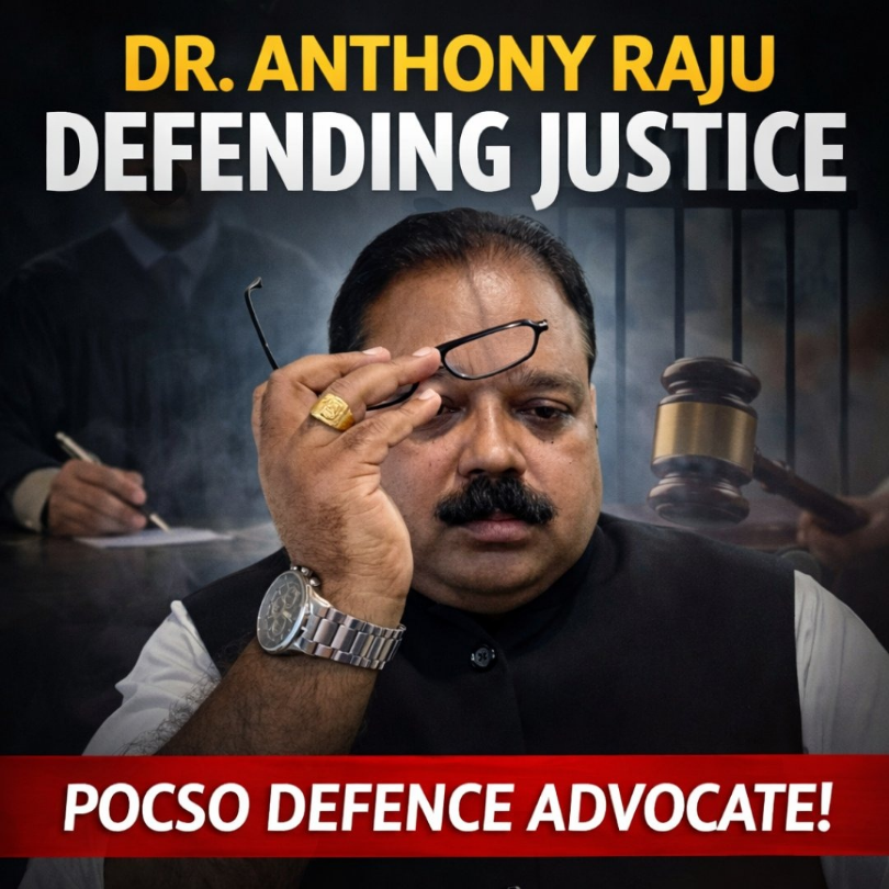 Meet Dr Anthony Raju, Advocate for underprivileged   Turning India’s Darkest Legal Files into Justice